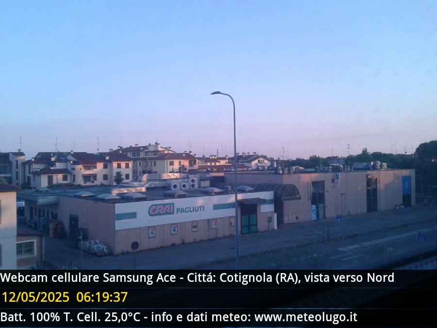 immagine della webcam nei dintorni di Forlì: webcam Cotignola